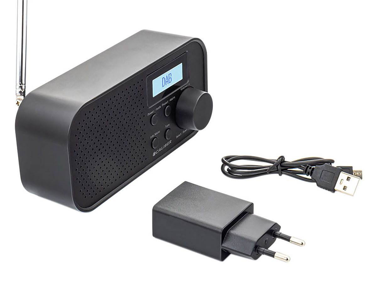 Caliber HPG318DAB draagbare DAB+ radio