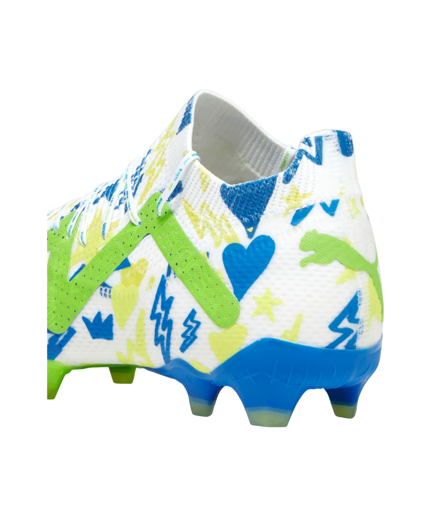 PUMA FUTURE Ultimate FG/AG NJr Weiss Blau F01