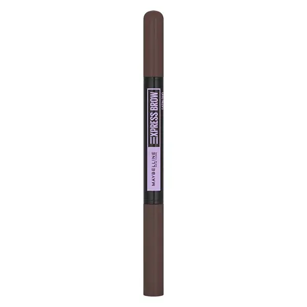 Maybelline New York Express Brow Duo Lápis para Sobrancelhas + Pó Nº 04 Castanho Escuro