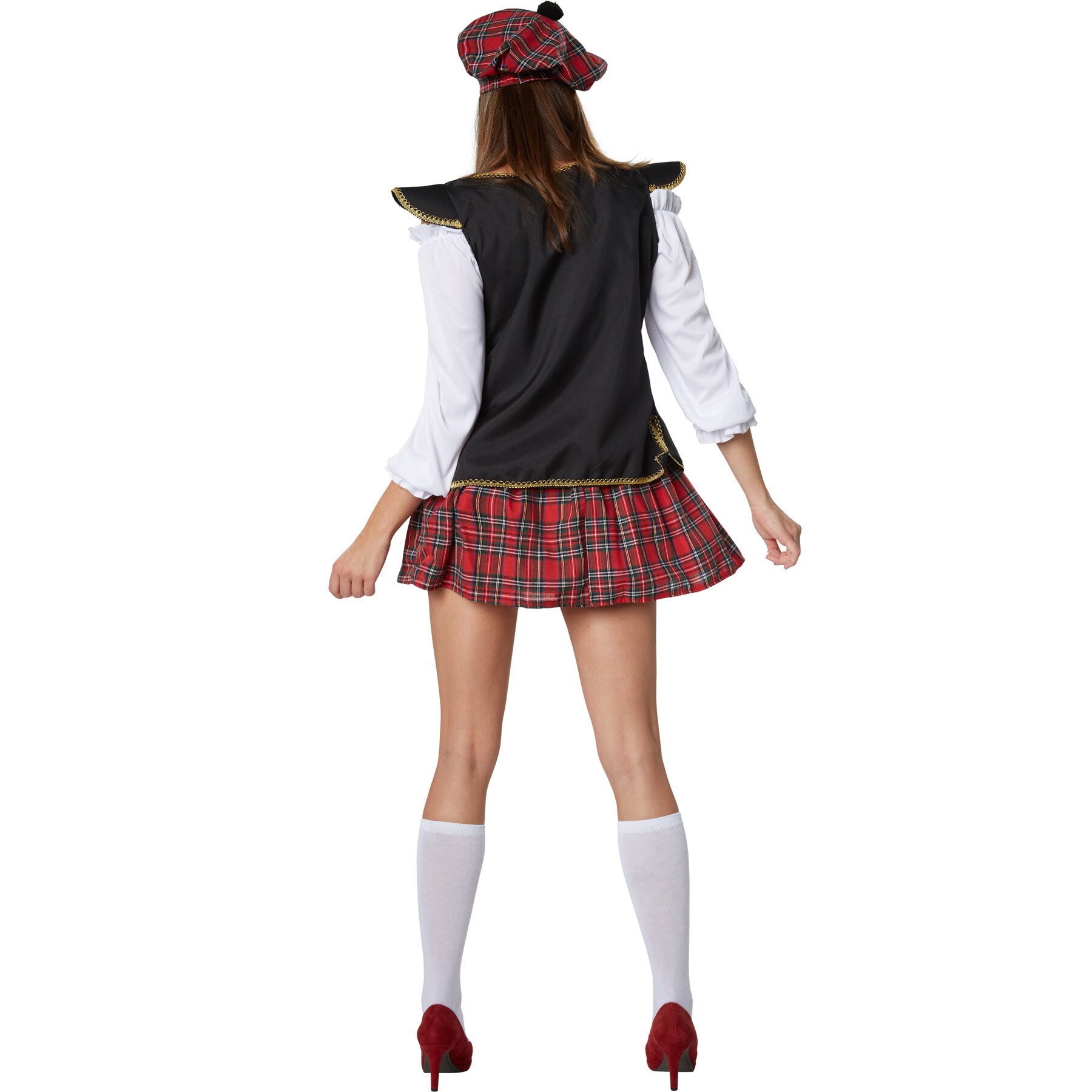 tectake® Frauenkostüm Schotten-Girl