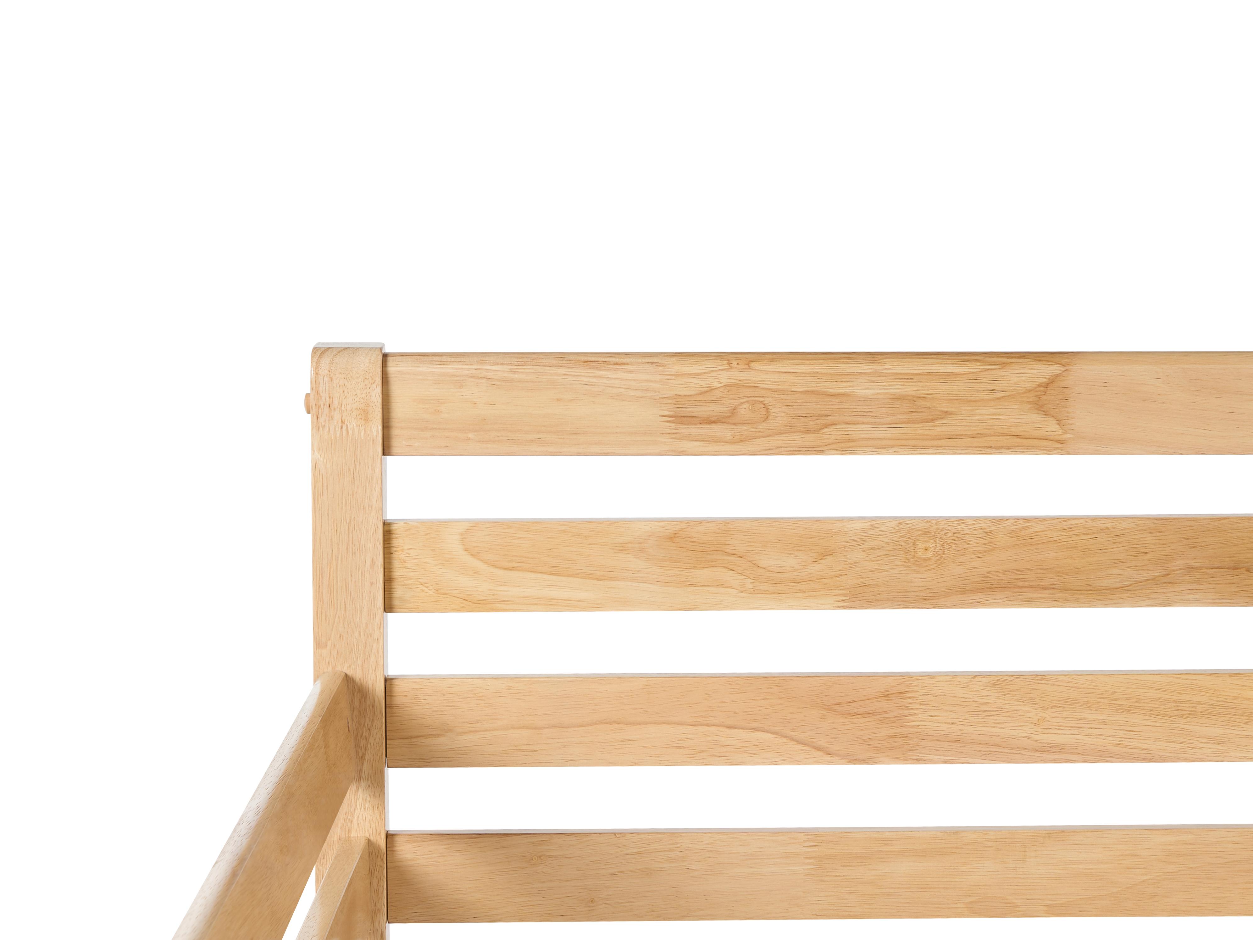 Bedbank Hout THEZA 90 x 200 cm Natuurlijk