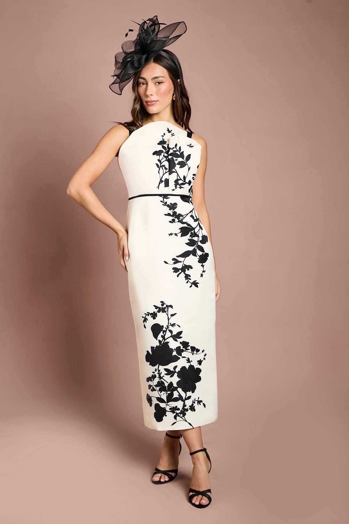 Coast Robe Crayon Mi-longue À Imprimé Floral