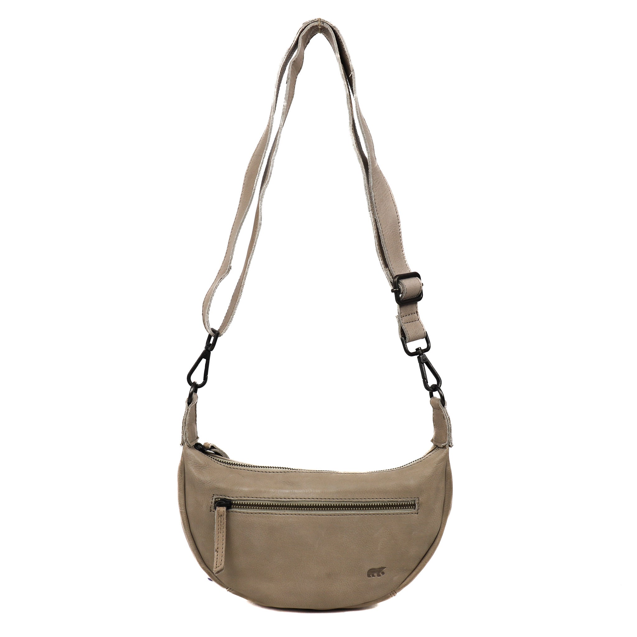 Crossbody tasje 'Clara' silver mink Silver mink