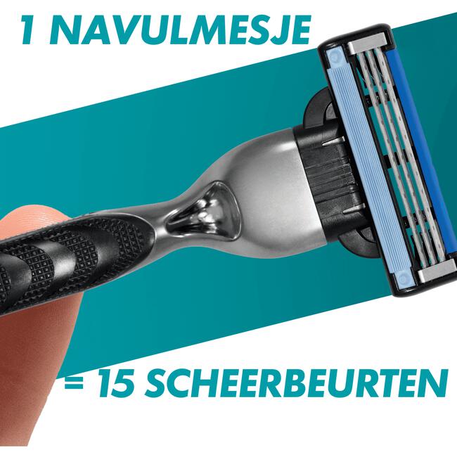 Gillette Mach3 Navulmesjes 5 Stuks