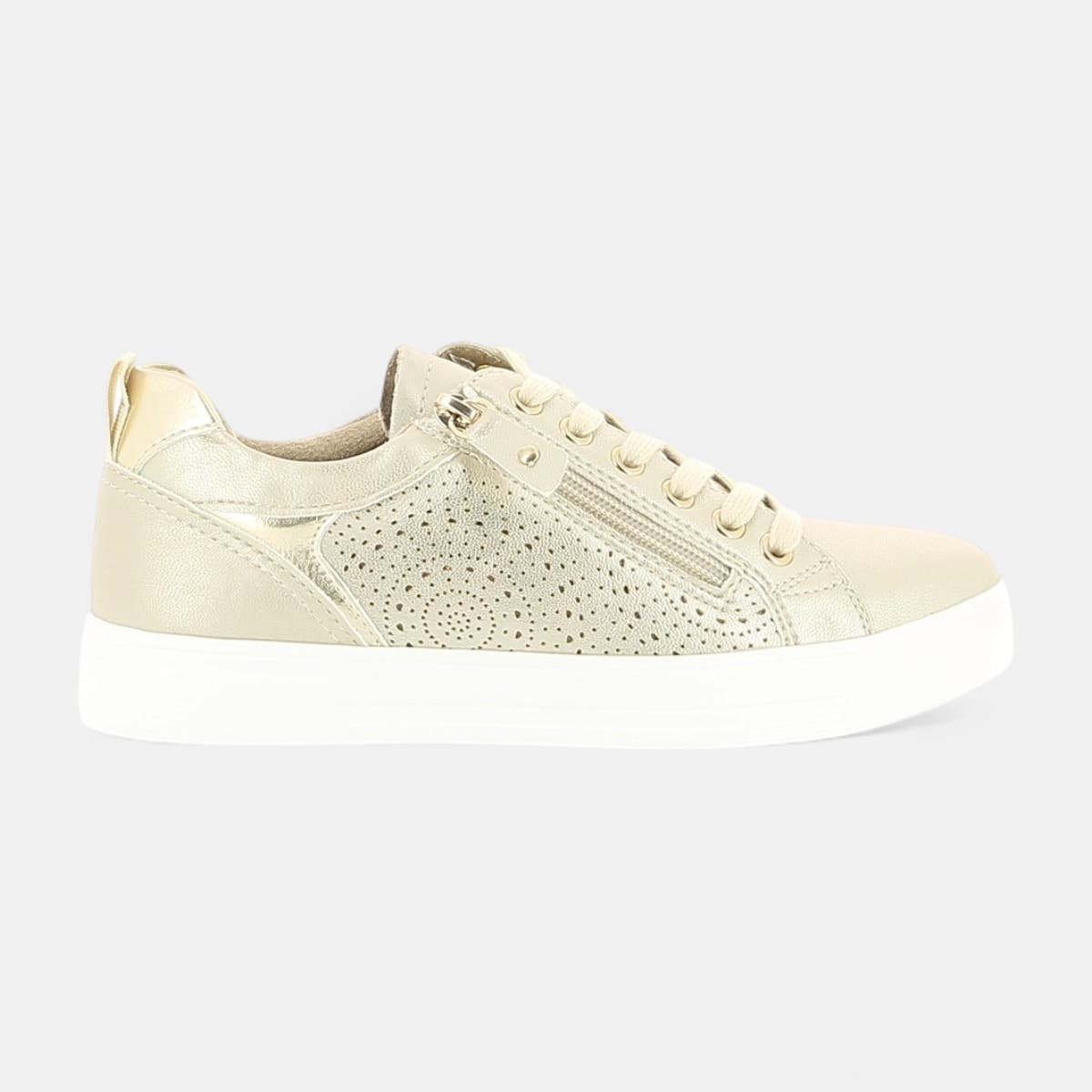 Baskets basses Femme or