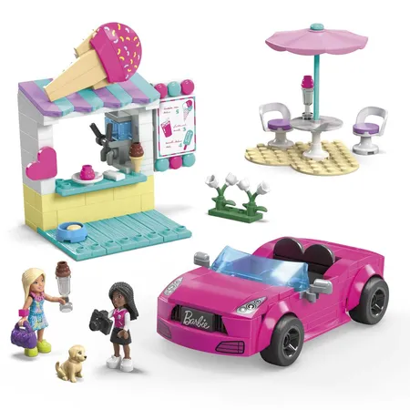 Mattel MEGA Barbie Cabrio & Eisstand