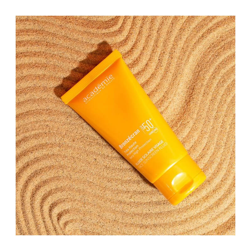 Fluide solaire visage spf 50+ Bronzecran Académie Scientifique de Beauté 50ml