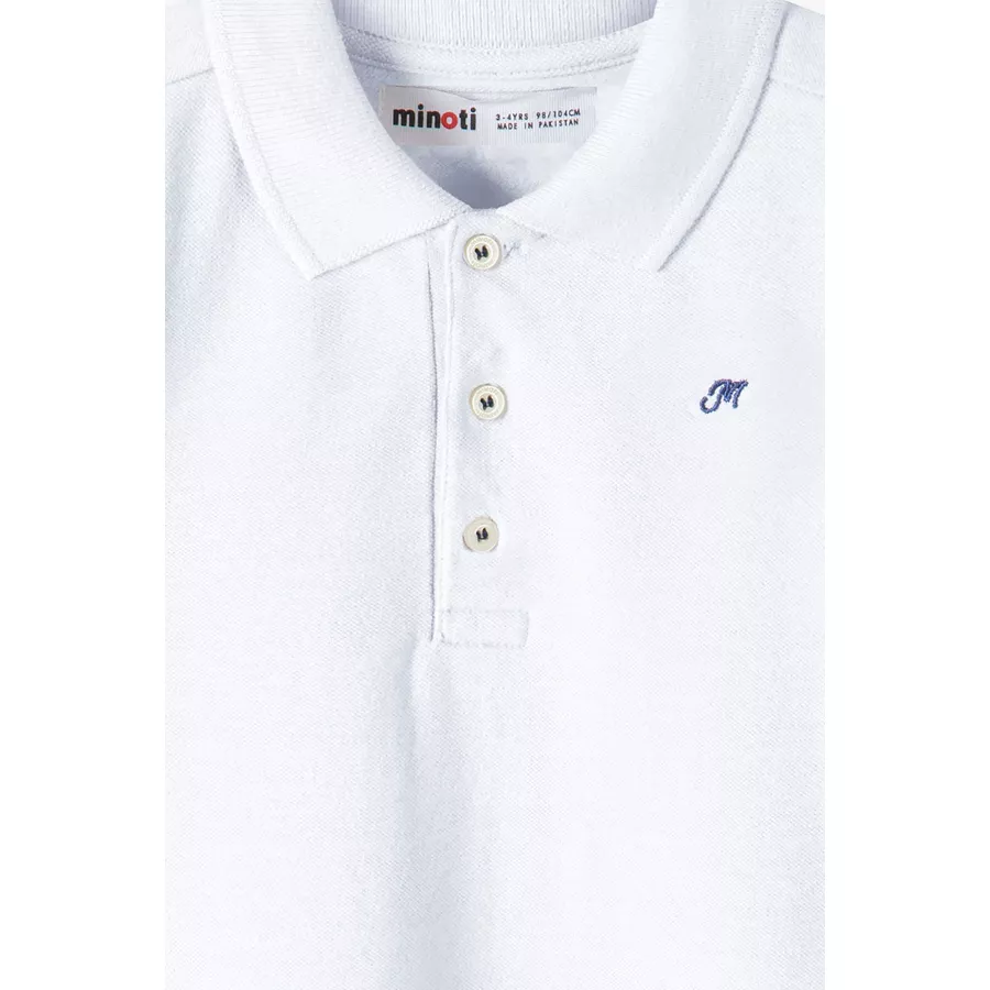 MINOTI Polokleid Weiß