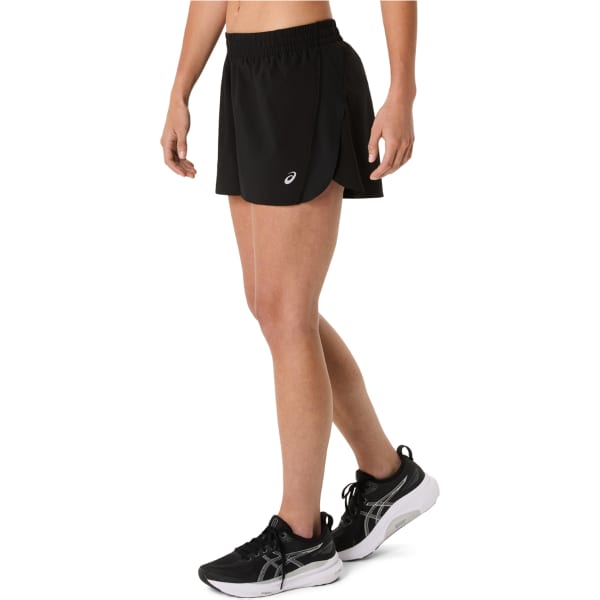 Short running ASICS CORE SPLIT SHORT W PERFORMANCE BLACK