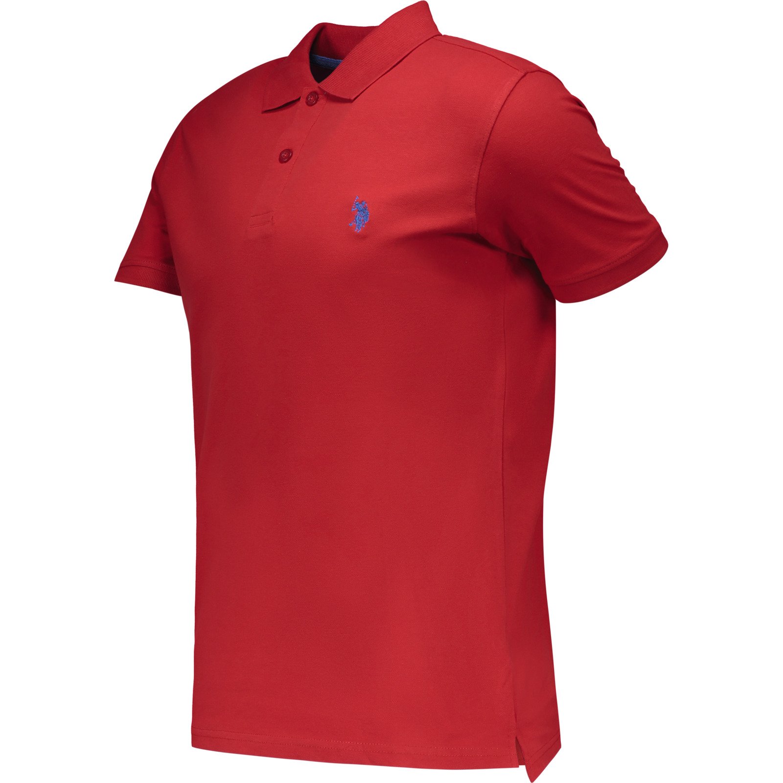 US Polo Assn Herren-Poloshirt uni L, rot