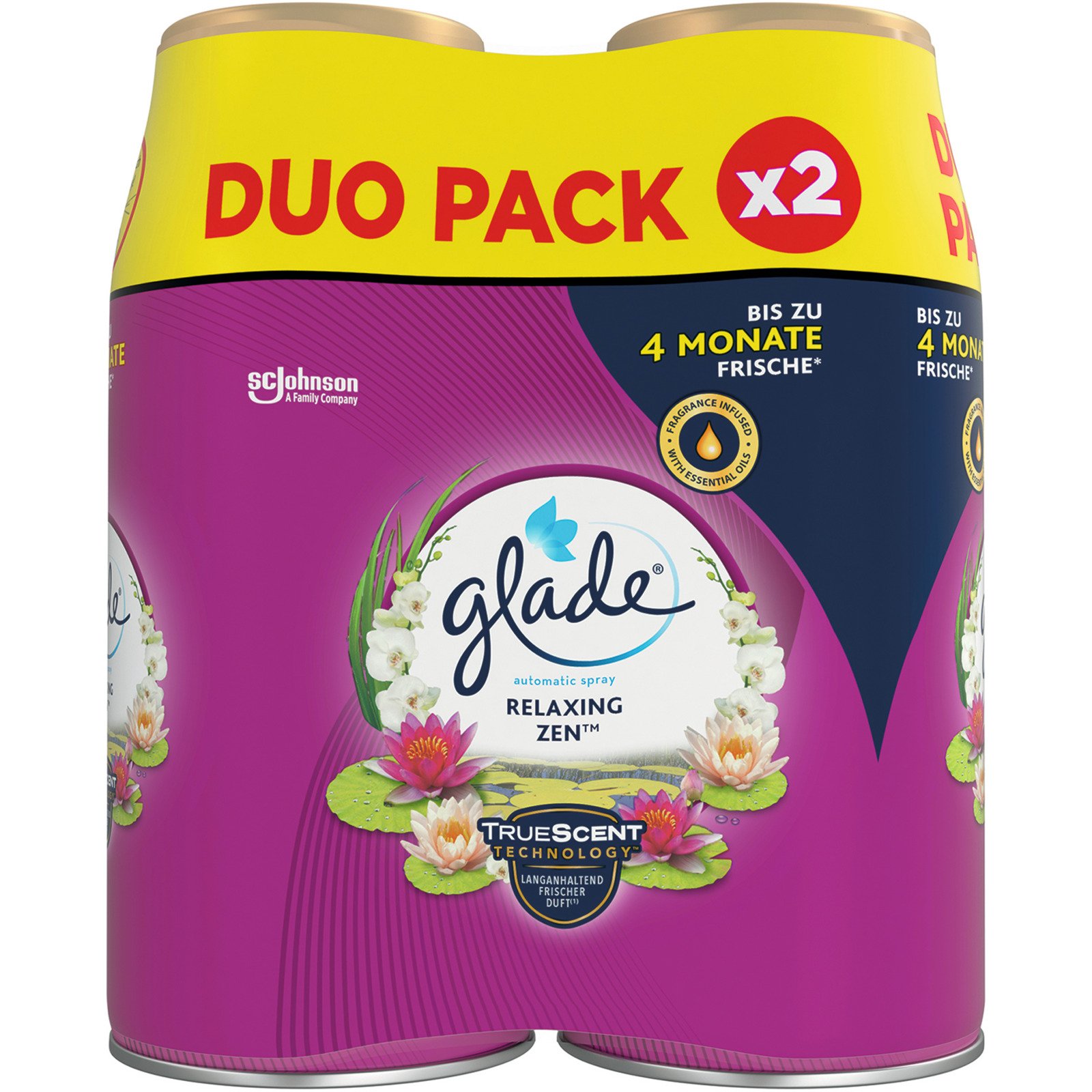 Glade Automatisches Duftspray Relaxing Zen 2 x 269 ml