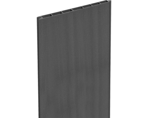 Enkel profiel GroJa BPC Flex Grande Premium 180 x 24 cm antraciet