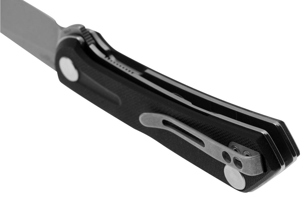 Real Steel Valore 7091BS Stonewashed Nitro-V, Black G10, zakmes, Poltergeist design