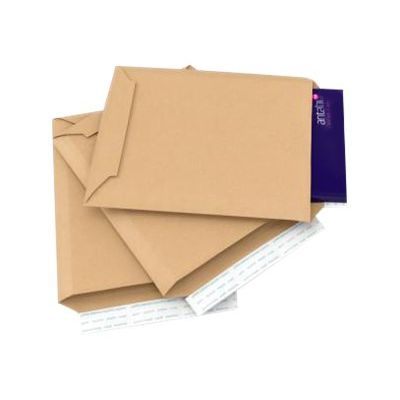 25 Pochettes d'emballage cartonnées - 20 x 25 cm - kraft - Antalis