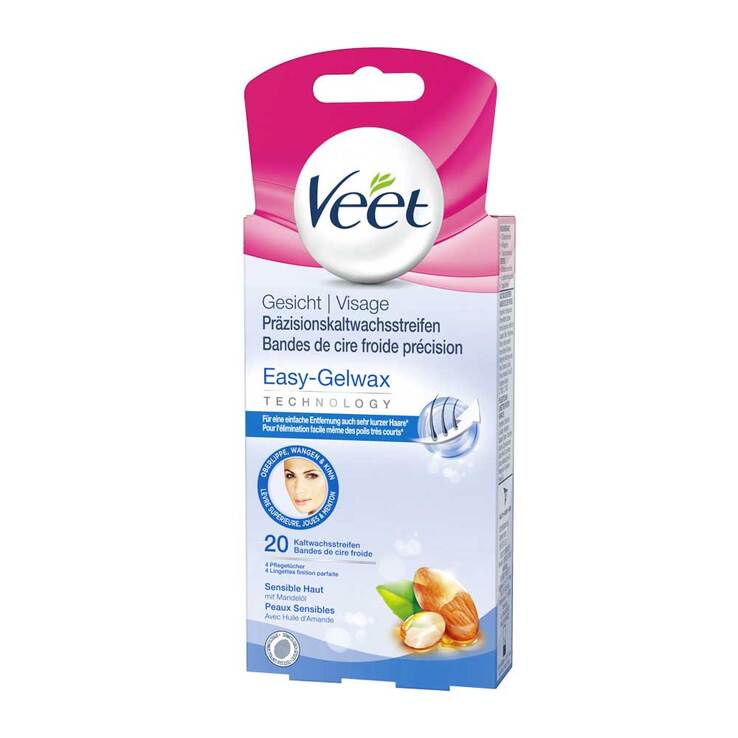 Veet Kaltwachs-Streifen Gesicht, 20 St