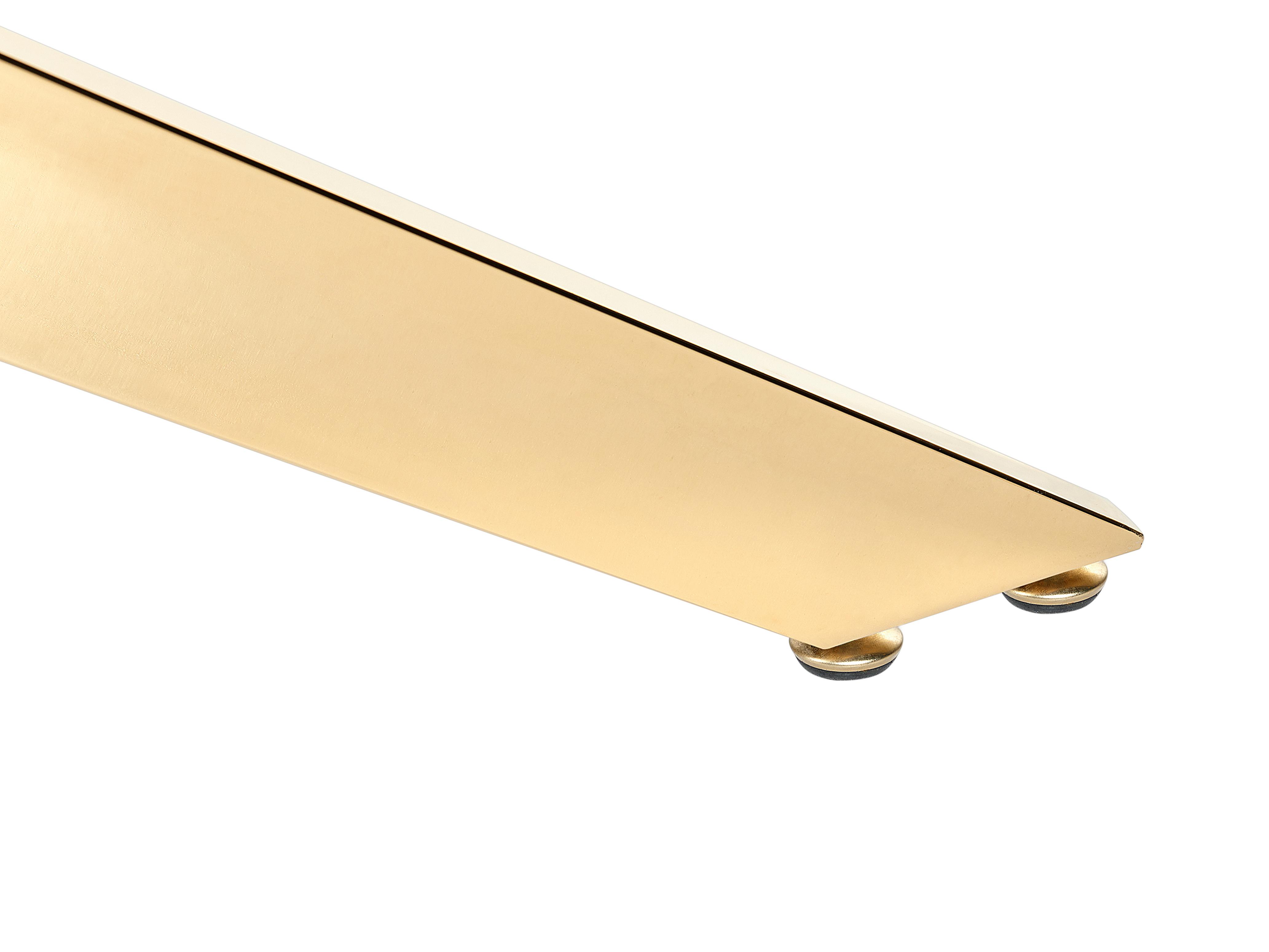 Eettafel MARAMO Goud 120 cm Veiligheidsglas 120 cm