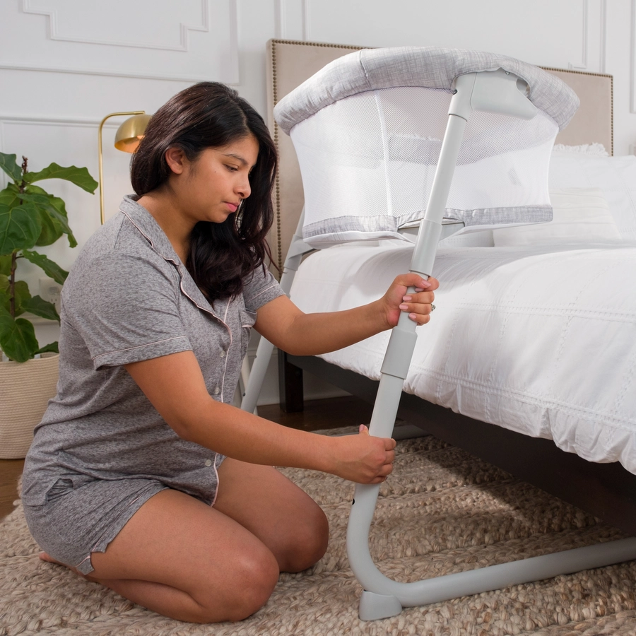 HALO® BassiNest® Beistellbett FLEX Sleeper heather weave