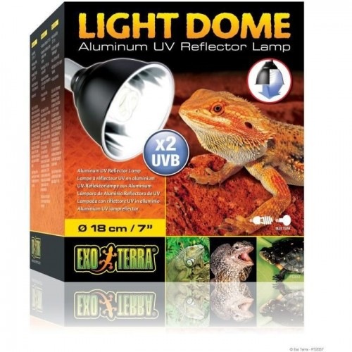 Suporte para lâmpada de réptil Exo Terra Light Dome de 18 cm