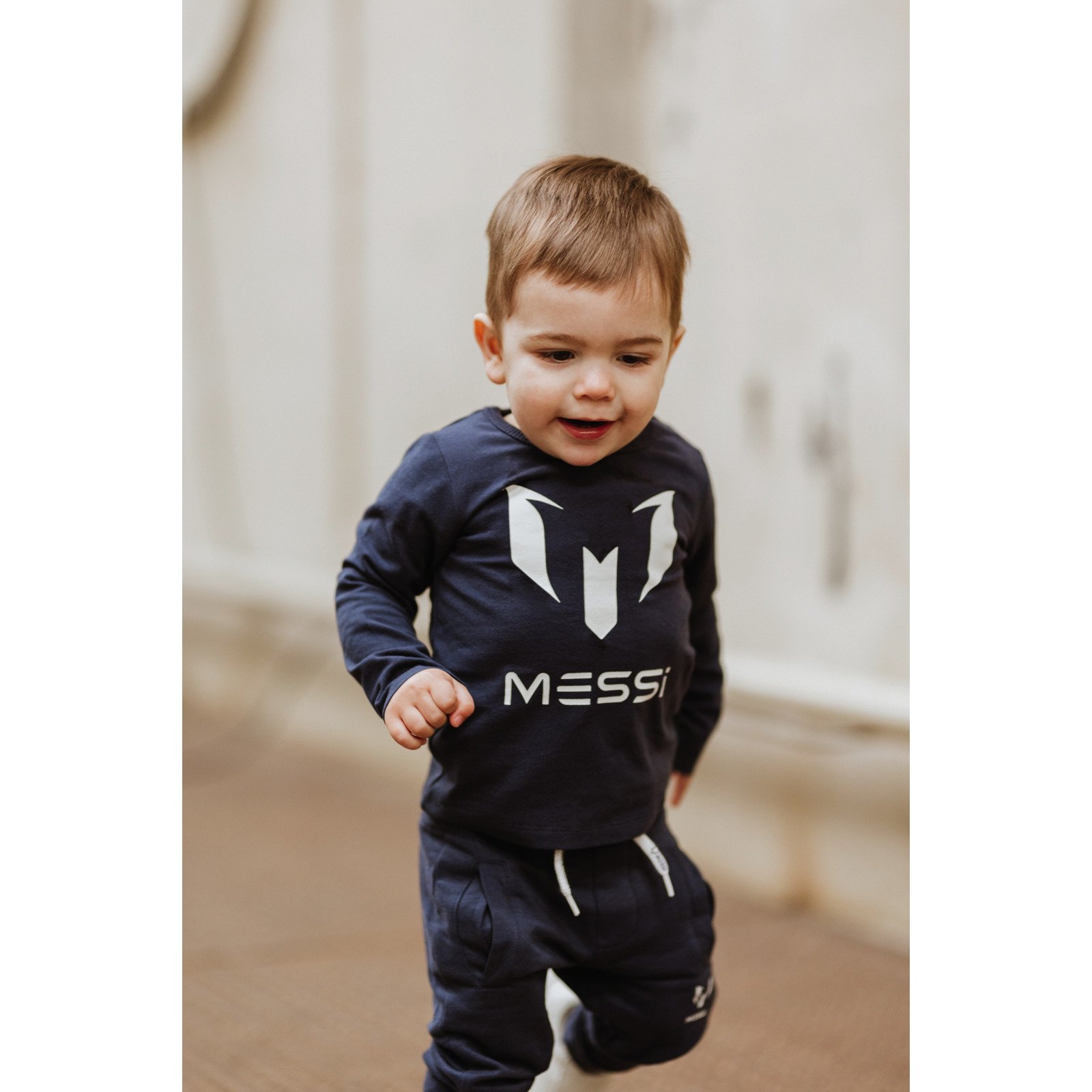 Messi Kinder-Shirt navy