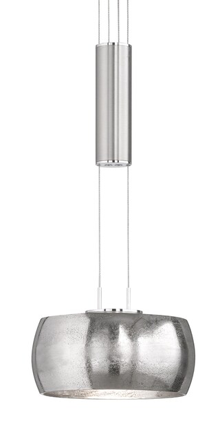 FISCHER & HONSEL LED Pendelleuchte COLETTE antik nickelfarbig