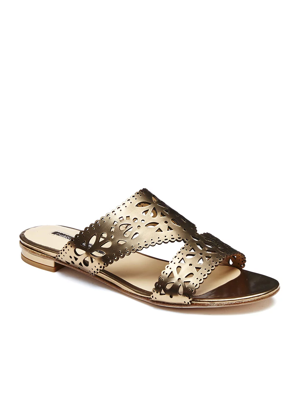 SANDALE VILLETTE CUIR CAMEL