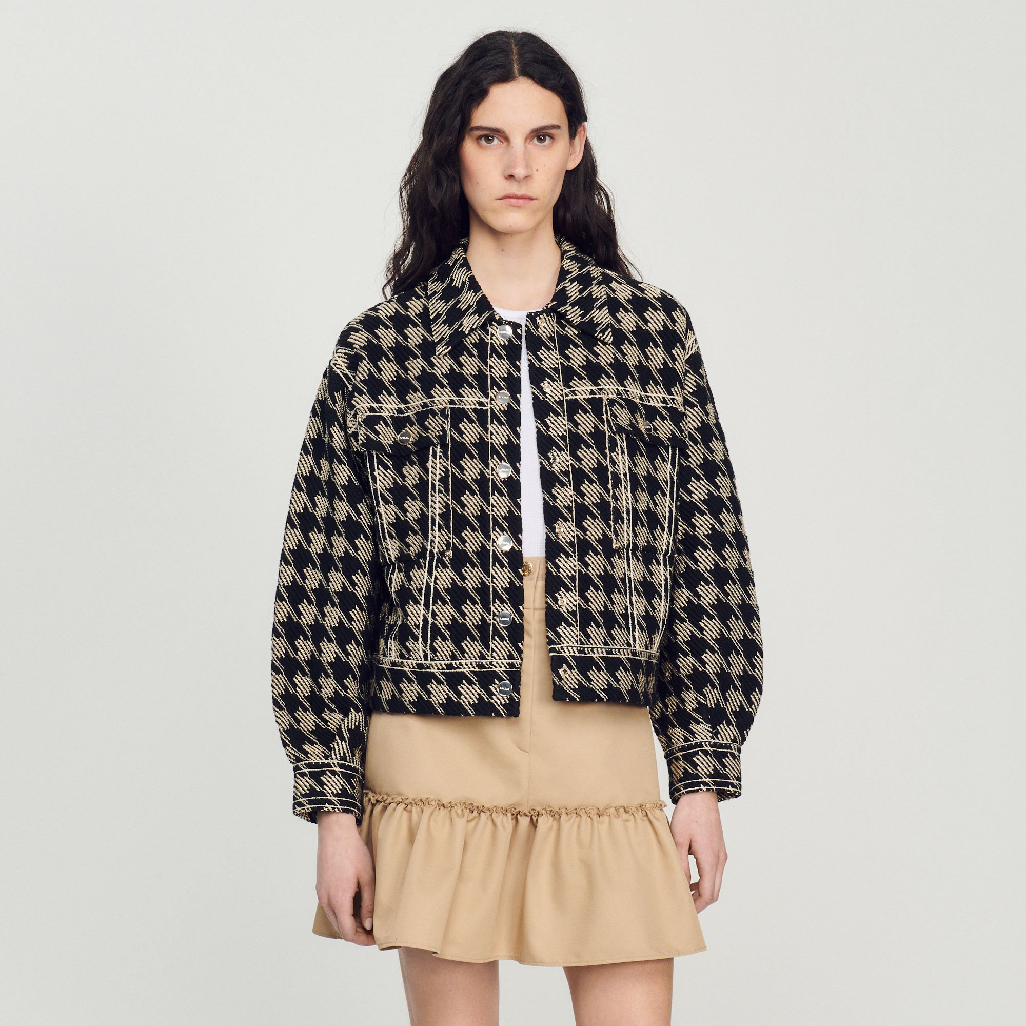 Veste pied de poule