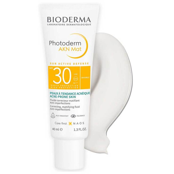 Bioderma Photoderm Akn Creme SPF 30 für unreine, ölige und zu Akne neigende Haut, 40 ml