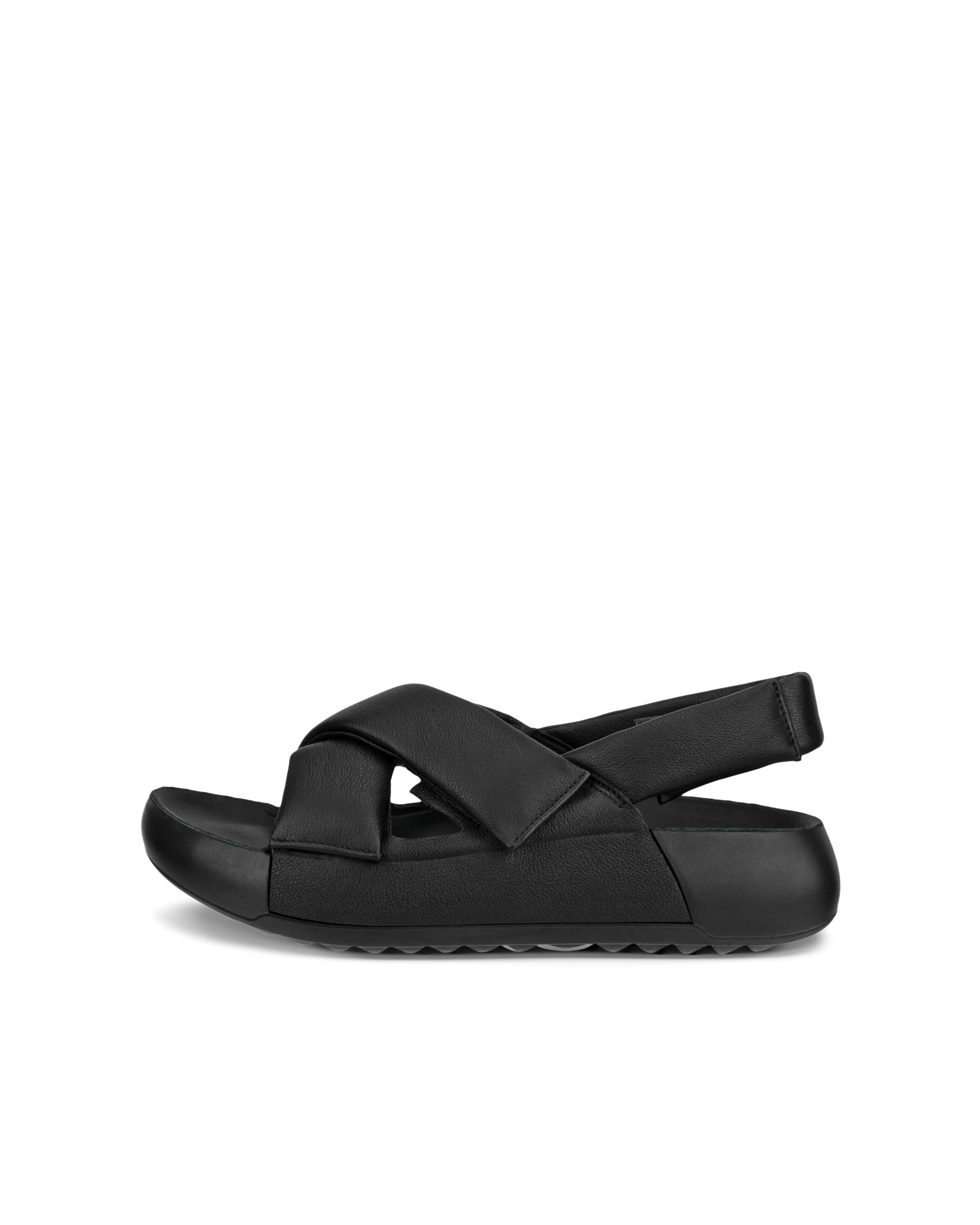 ECCO COZMO PF W Damen Ledersandale Schwarz