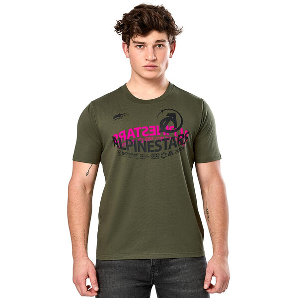 Alpinestars - T-shirt Semicircle SS CSF Kaki