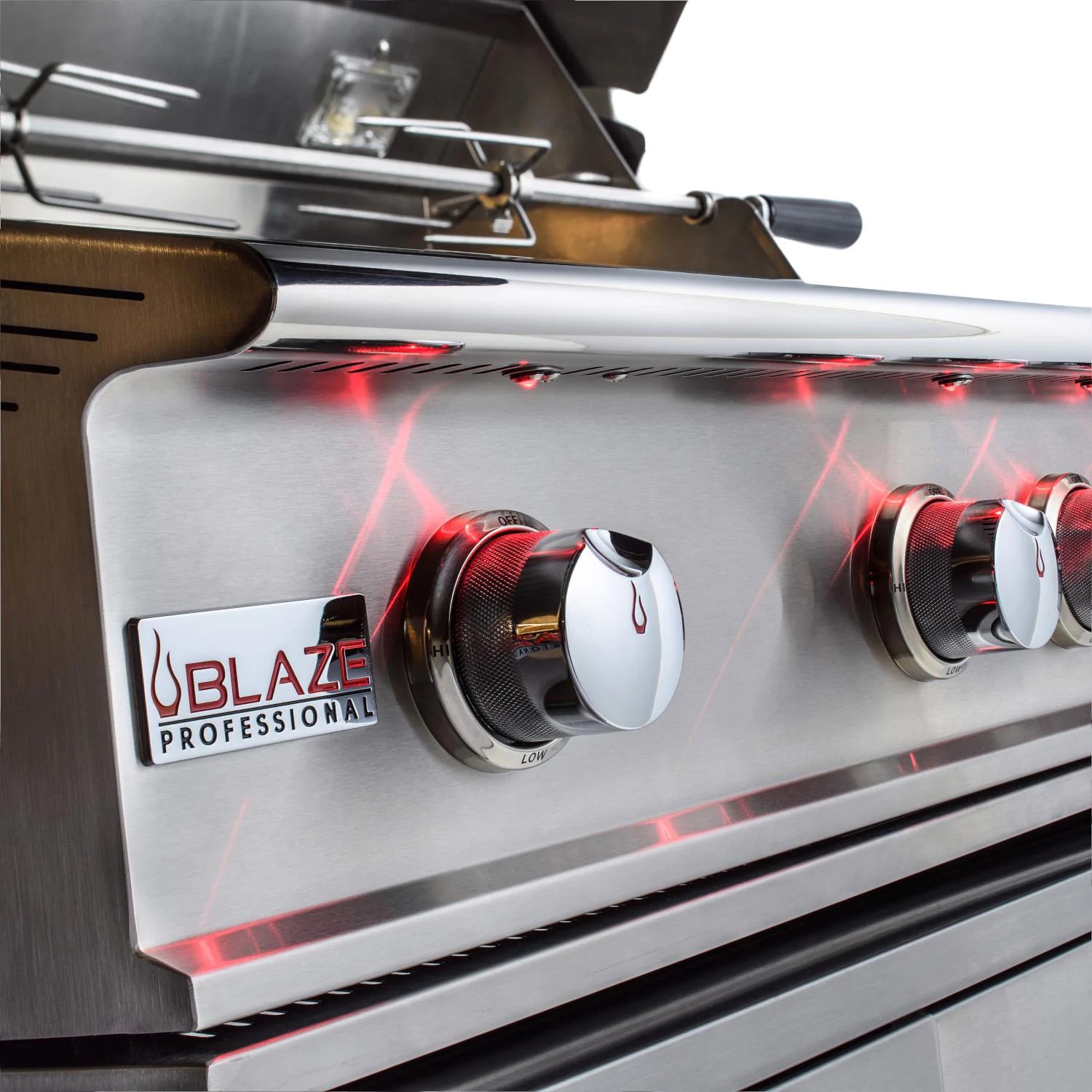 Blaze Professional LUX 44-Inch 4-Burner Propane Gas Grill With Rear Infrared Burner - BLZ-4PRO-LP