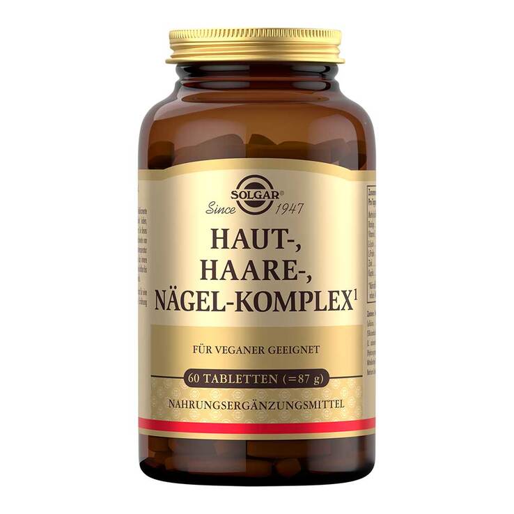 Solgar Haut Haare Nägel Komplex Tabletten, 60 St