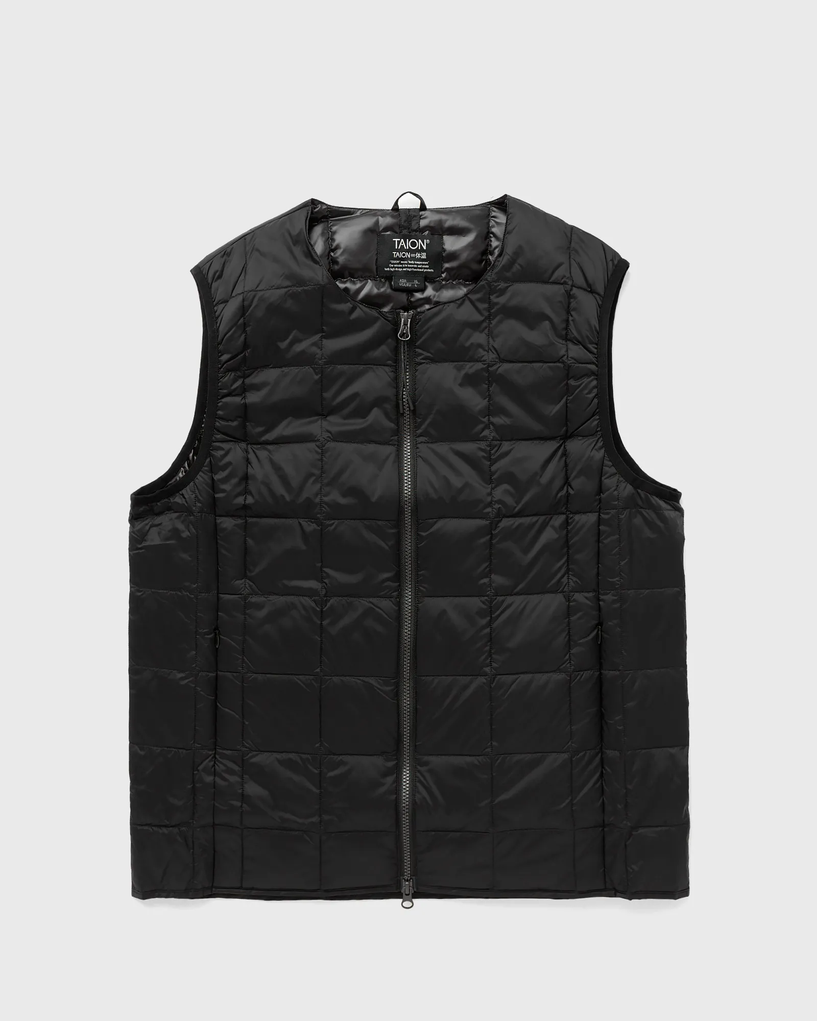 Taion CREW-NECK W-ZIP DOWN VEST