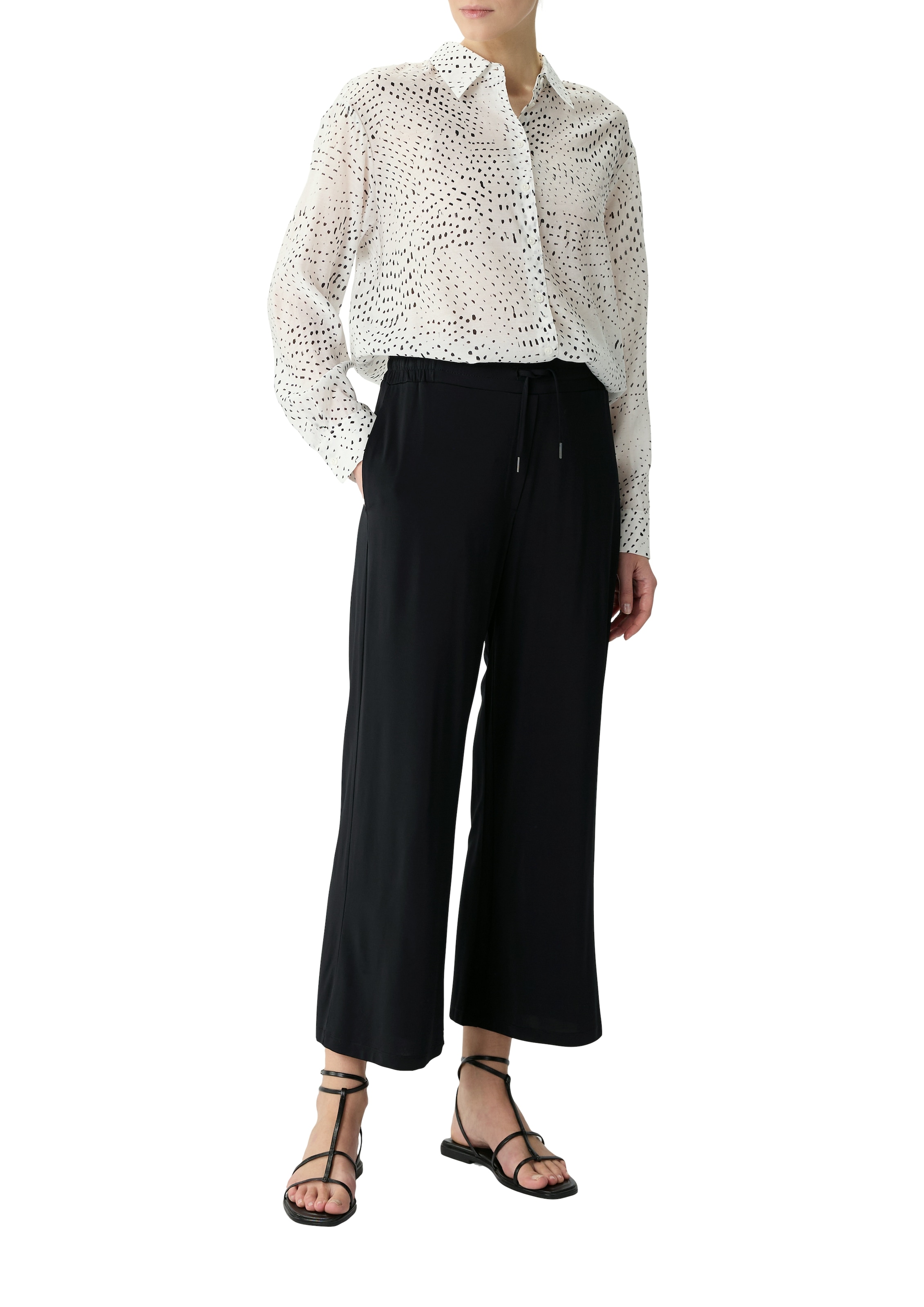 Comma Culotte  Sommerhose mit elastischem Bund
