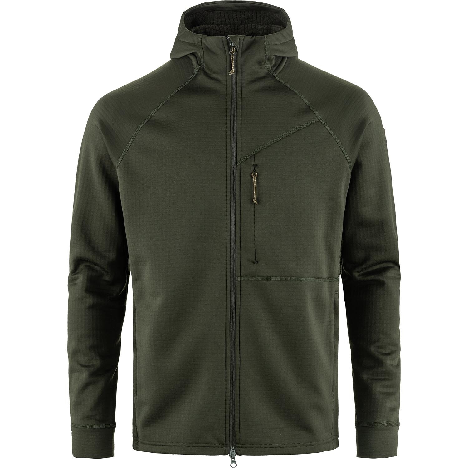 Fjällräven Mens Abisko Grid Fleece Hoodie