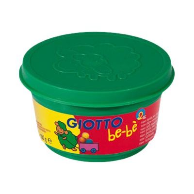 GIOTTO be-bè - pâte à modeler - 4 pots Jaune, Orange, Vert, Violet -100gr