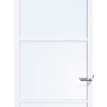 Arne & Bodil binnendeur ABE101 blank glas - extra wit afgelakt