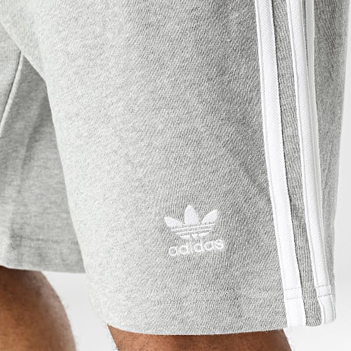 Short Jogging 3 Stripes IA6354 Gris Chiné