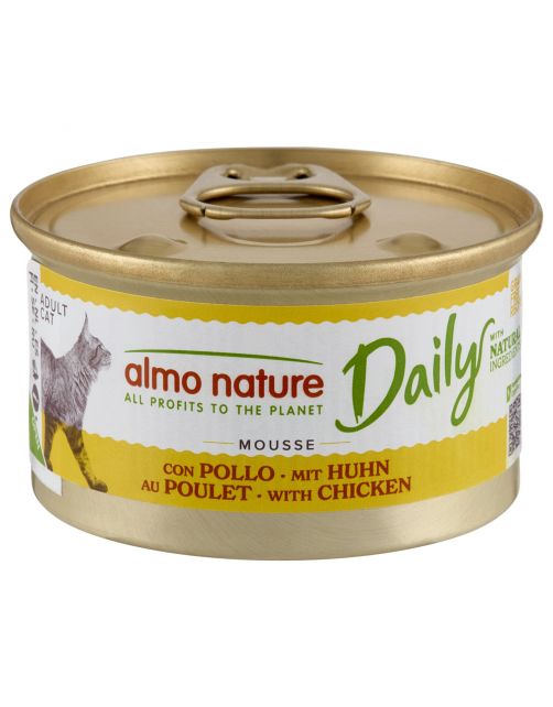Almo Nature Cat Blik Daily Menu Mousse 85 g - Kattenvoer