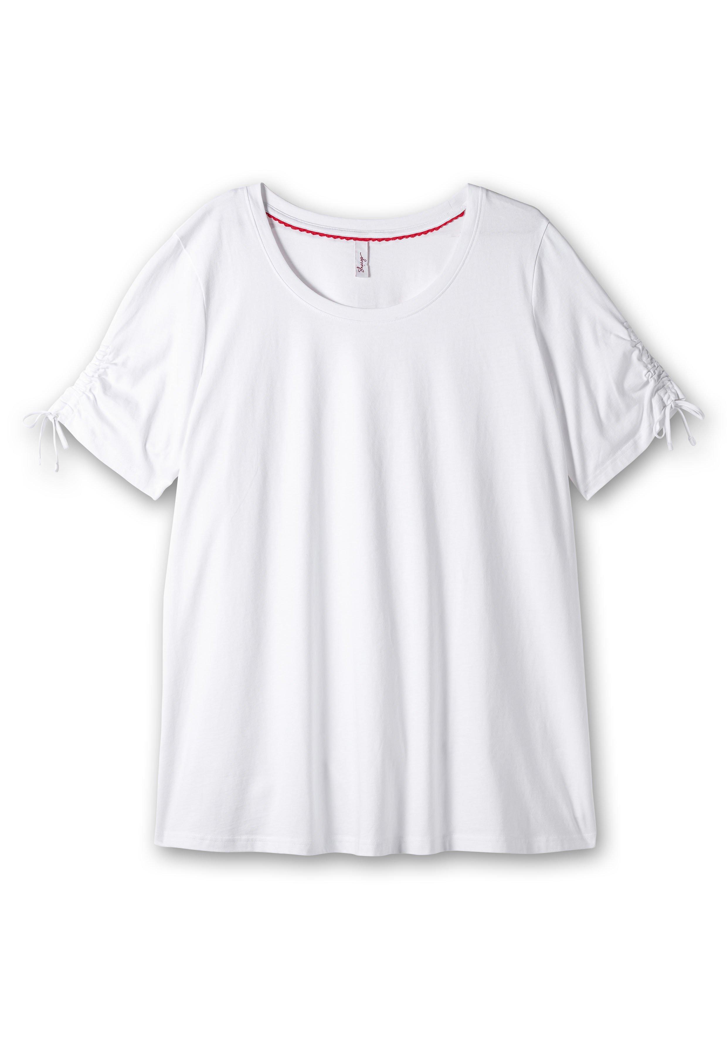 Doppelpack T-Shirts, mit Tunnelzug am Arm