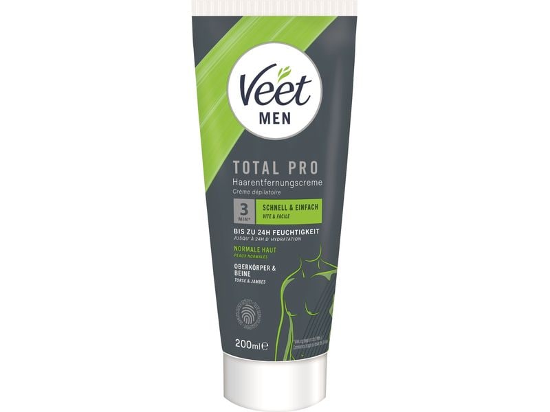 Veet MEN Enthaarungscrème Men Power Effect 200 ml Haarentfernungscreme für sensible Haut