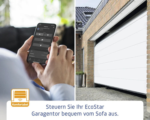 EcoStar homee Brain smart home hub voor garagedeuren en poortaandrijvingen LIFTRONIC 700 II en LIFTRONIC 800 II