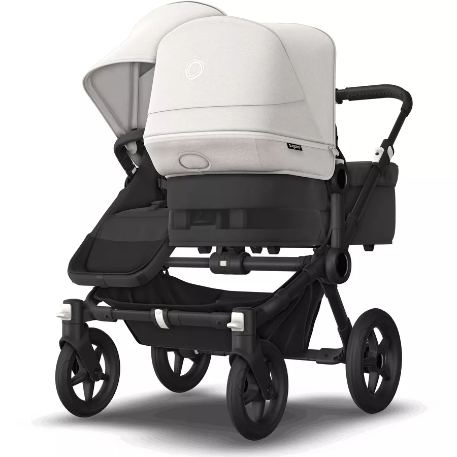 bugaboo Geschwisterwagen Donkey 5 Duo Complete BlackMisty White