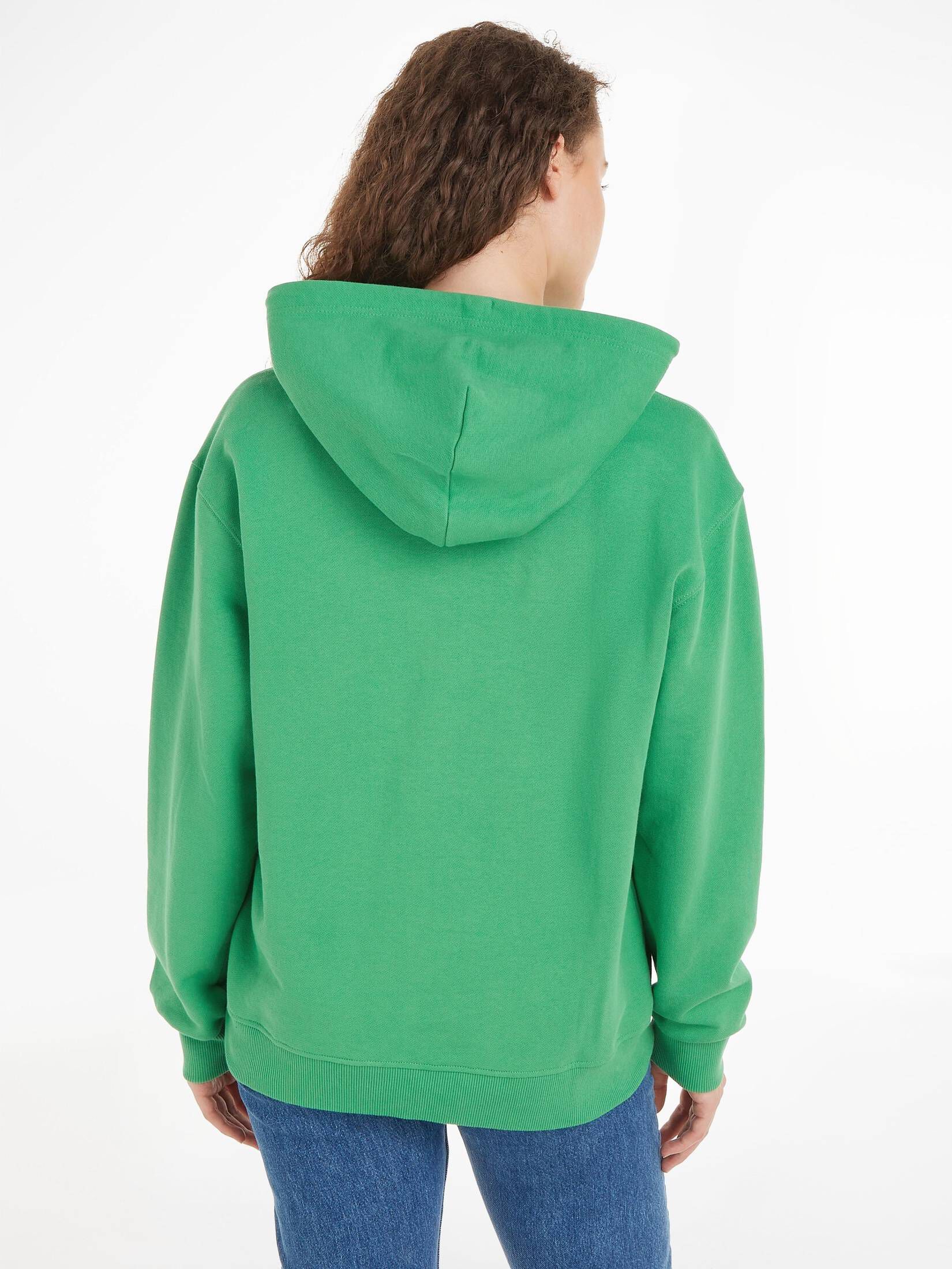 Tommy Jeans| Damen Sweatjacke mit Kapuze TJW RLX XS BADGE ZIP TRHU