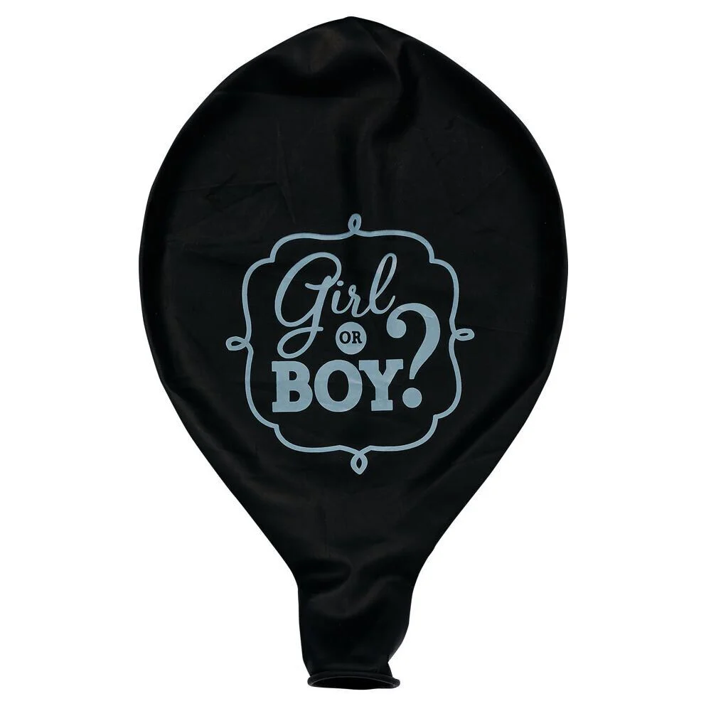 Ballon révélation bébé garçon ou fille baby shower - 2 modèles