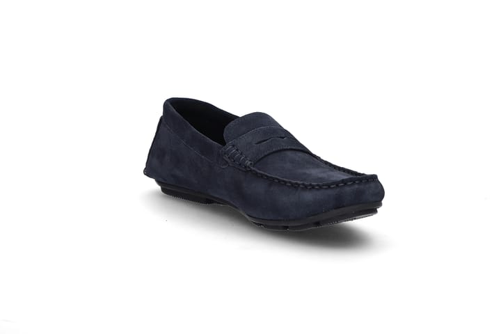 Loafer i semsket skinn