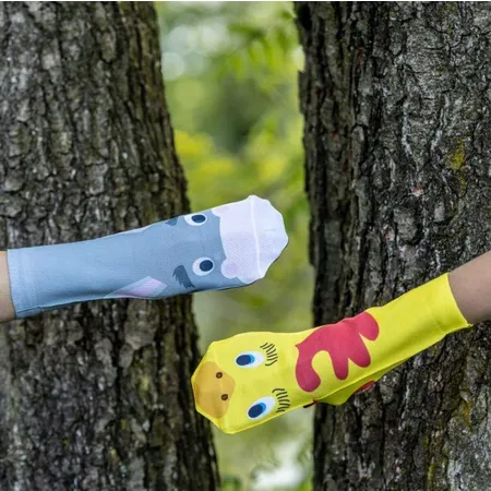 Sport Sieber Handsocken Esel und Hahn