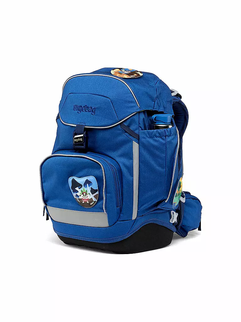 ERGOBAG Schultaschen-Set 6-tlg. Pack - WaldmonstBär blau