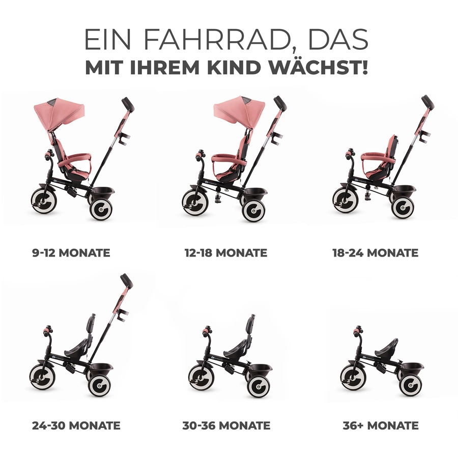 Kinderkraft Dreirad Aston, rose pink