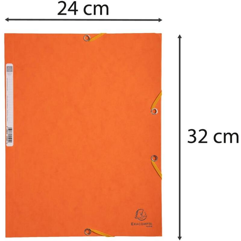 Chemise à élastiques 3 rabats carte lustrée 355g/m2