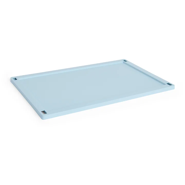 HAY - Colour Crate Kunststoffdeckel L, soft blue